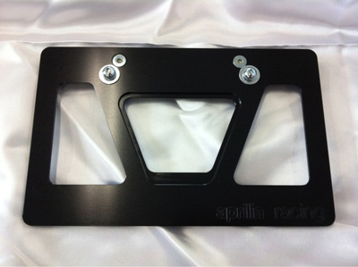 RSV4専用アルマイト処理アルミニウム製ライセンスフレーム