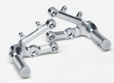 アルミニウム製アジャスタブルフットレスト