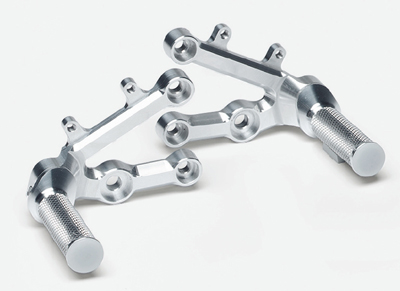 アルミニウム製アジャスタブルフットレスト