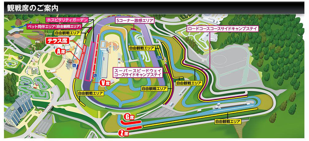 観戦席のご案内